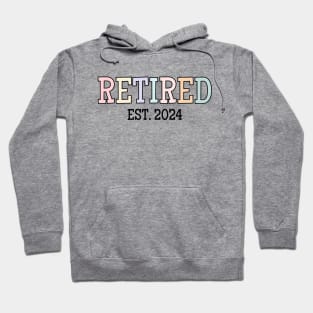 Retirement Party, Retro Retired 2024, New Retiree Hoodie